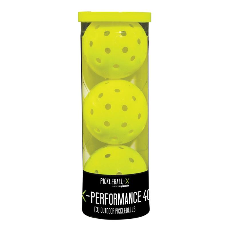 Franklin X-40 Outdoor Pickleball 3 Ball Tube